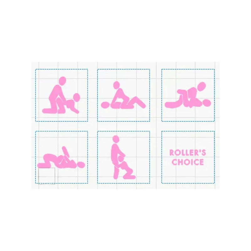 Aikuisten seurustelun noppapeli puisilla nopilla, mustat säilytyspussit, tuo romantiikkaa ja seikkailua treffeihin.