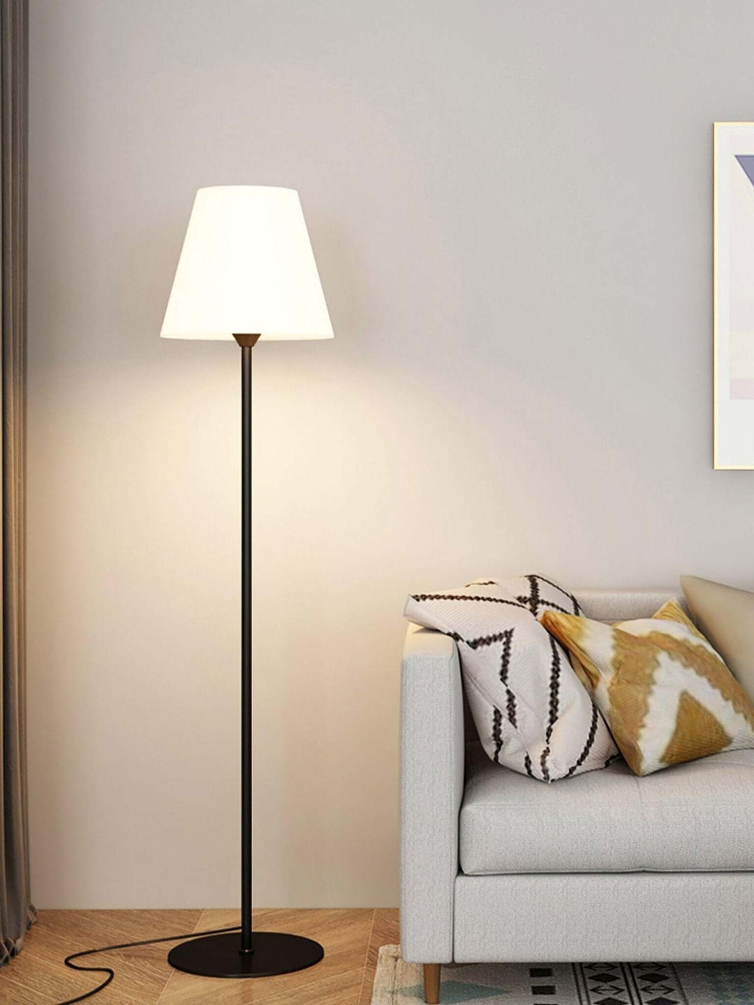 Moderne gulvlampe