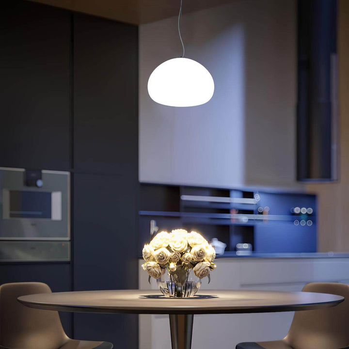 Moderne pendelampe – blødt lys