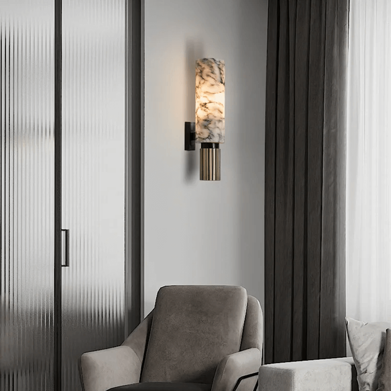 Minimalistisk væglampe med E27 fatning