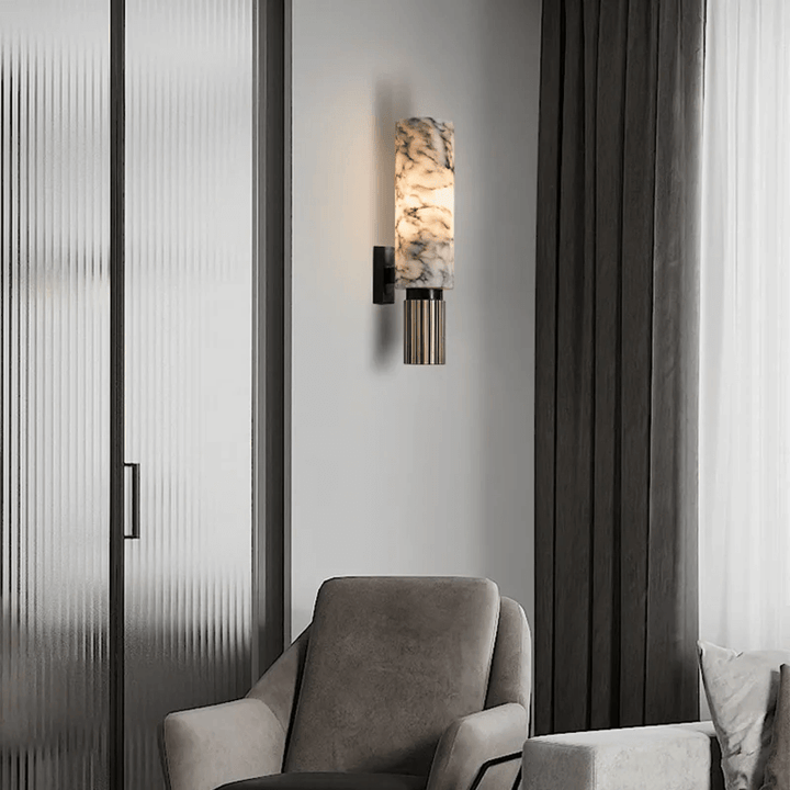 Minimalistisk væglampe med E27 fatning