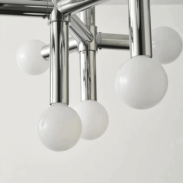 Skandinavisk glasbold loftlampe