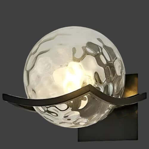 Moderne LED glasvæglampe