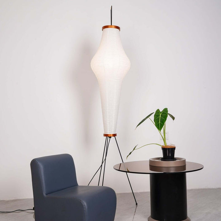 Lampadaire En Papier De Riz