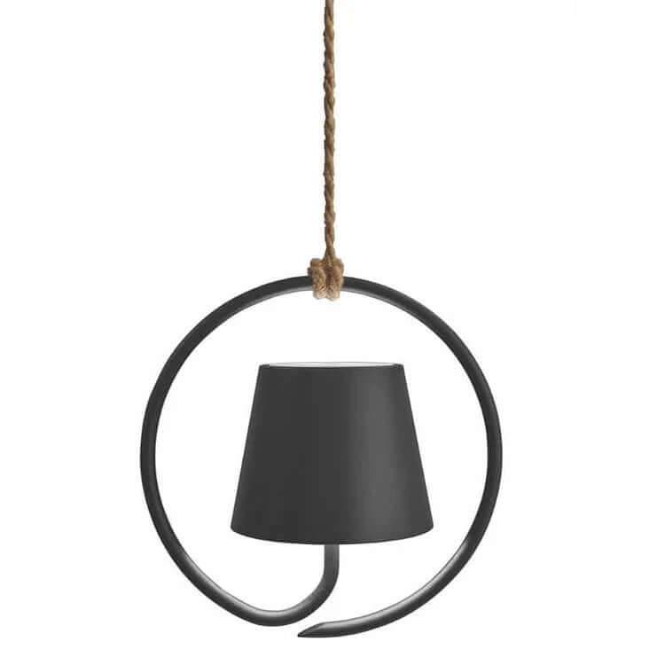 Detalje af LED-pendellampens berøringskontakt
