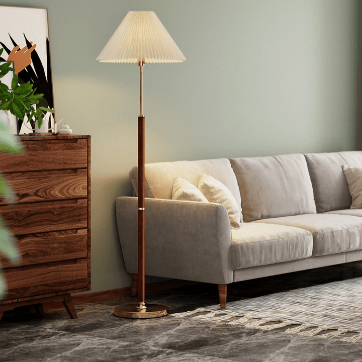 Moderne Rispapirlampe - Gulvlampe