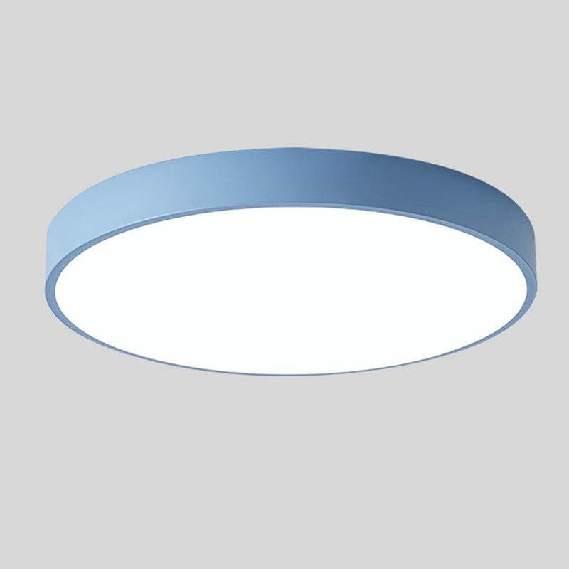 Moderne rund træ loftlampe, skandinavisk design