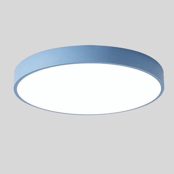 Moderne rund træ loftlampe - Skandinavisk stil