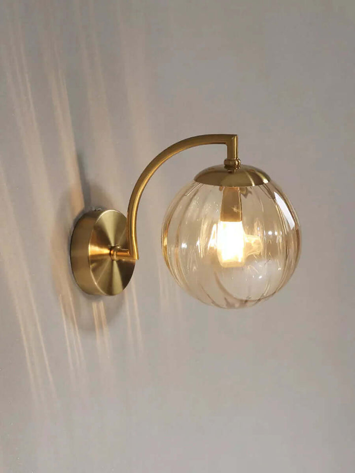 Elegant LED glasvæglampe – stilfuld indendørs belysning