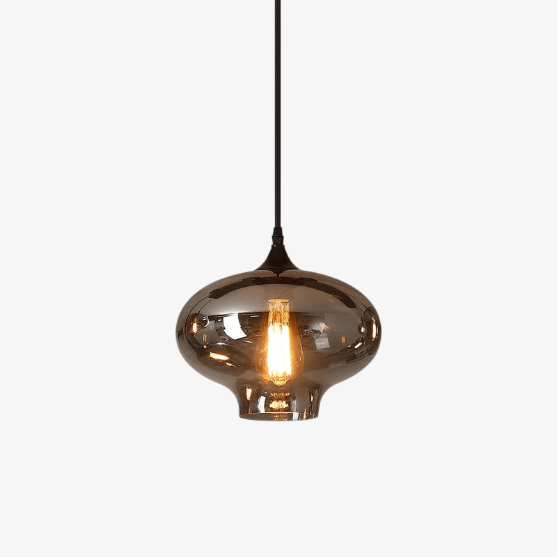 Moderne Glasflaske Pendellampe