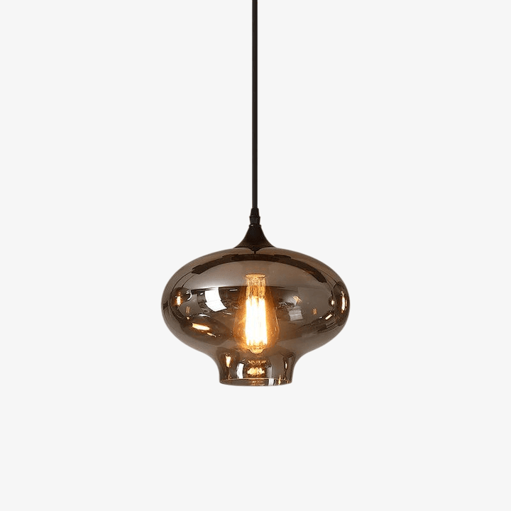 Moderne Glasflaske Pendellampe