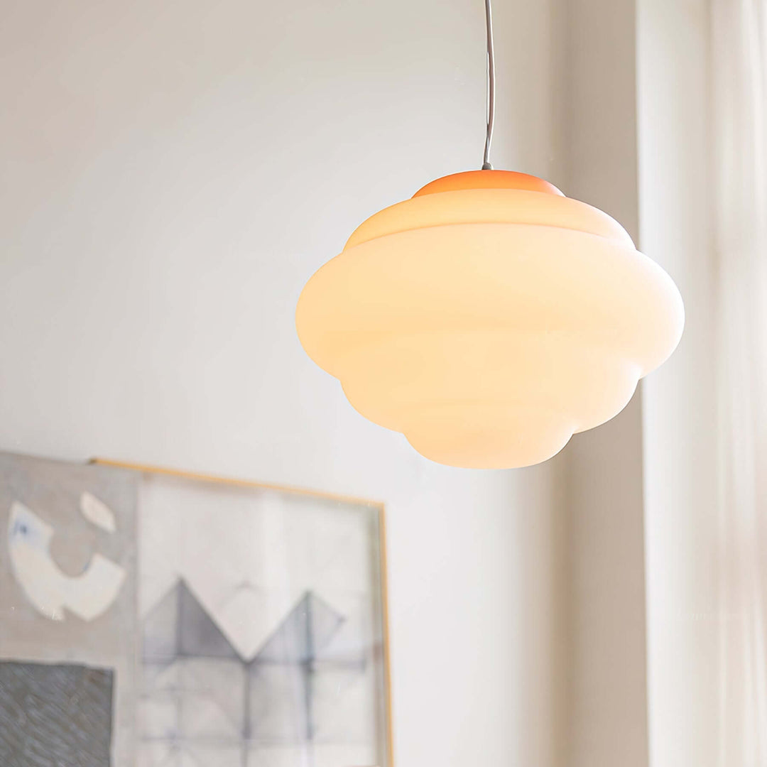 Moderne pendellampe med gradient farve