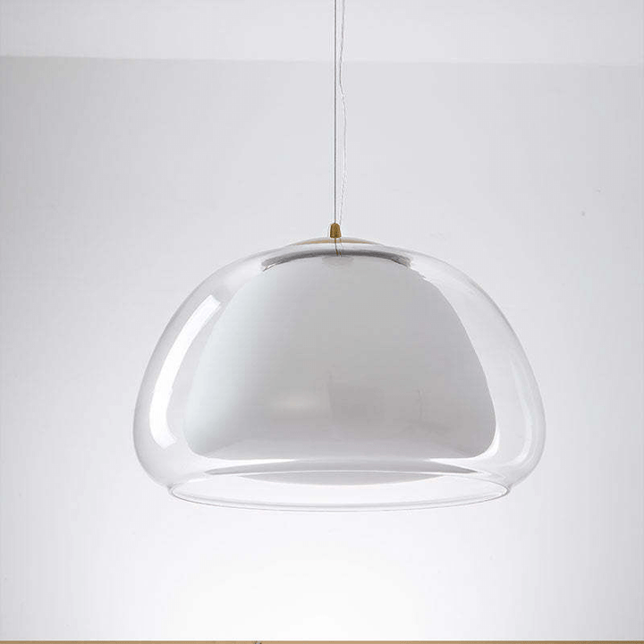 Moderne mælkeglas pendel - Stilfuld lampe til hjemmet