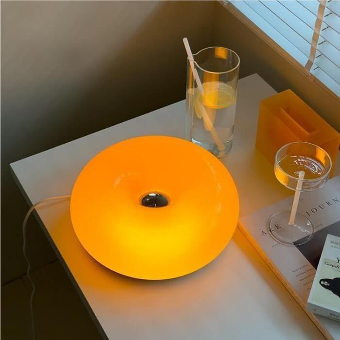 Bauhaus donut væg- og bordlampe