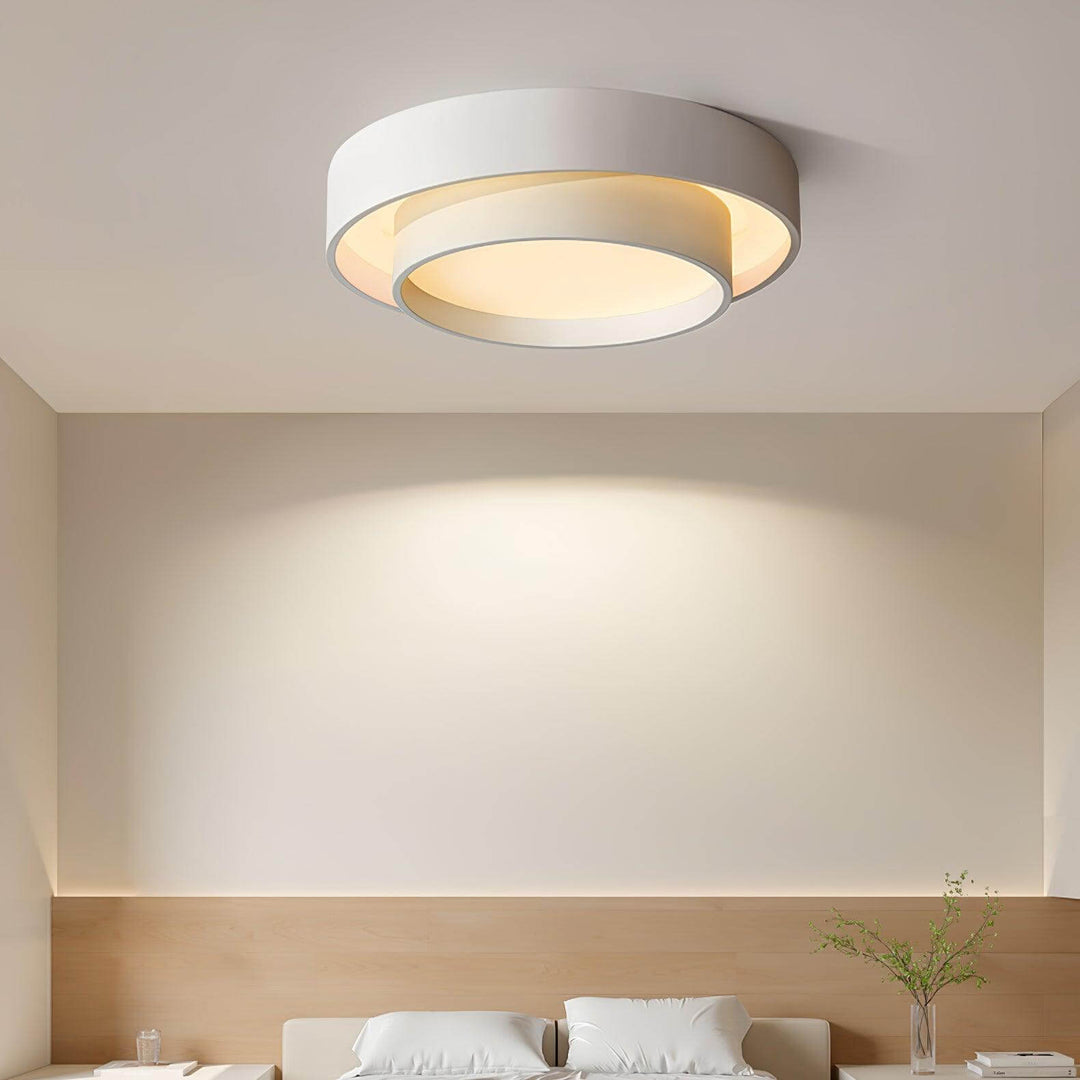Moderne LED loftslampe i hvid