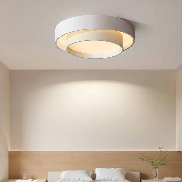 Moderne LED loftslampe i hvid