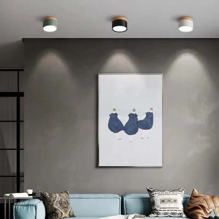 Moderne LED-loftslampe til gangen