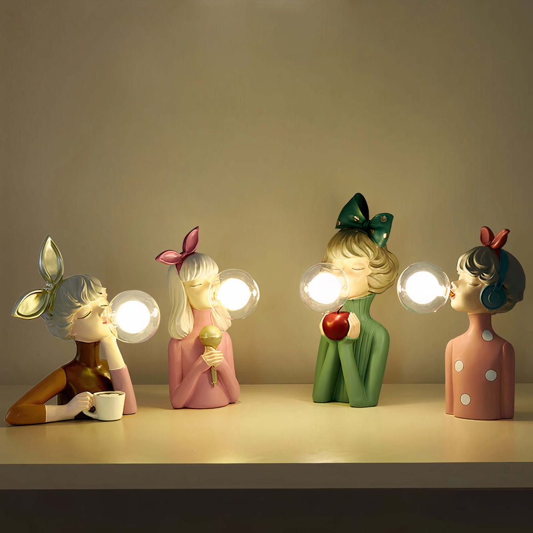 Håndlavet bordlampe fra Artisan Sisters