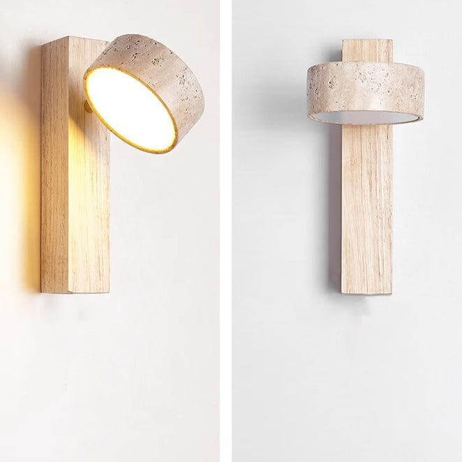 Moderne væglampe med naturligt design