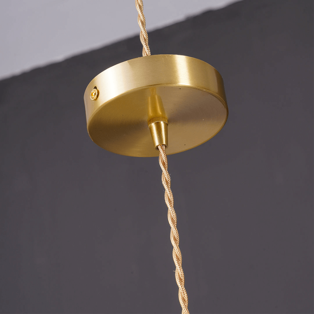 Hibiscus pendellampe, glas blomsterdesign lampe