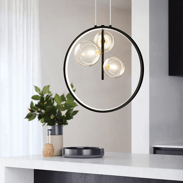 Moderne Glas-LED Hængelampe
