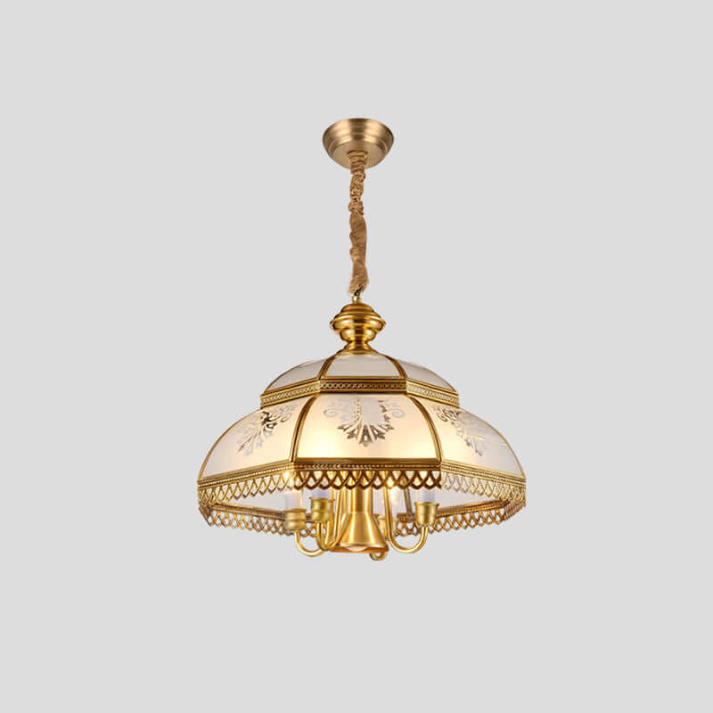 Nikkel Geometrisk Loftlampe Design