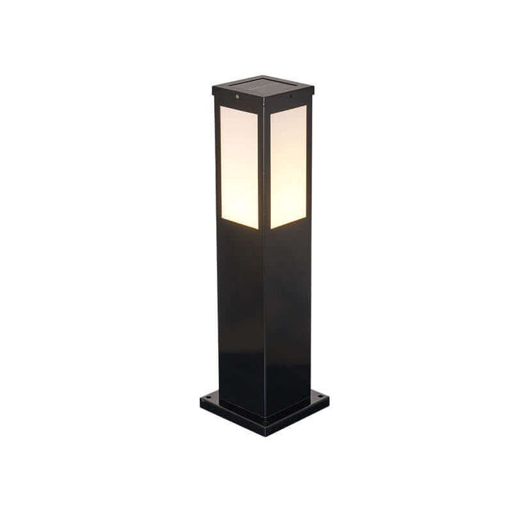 Moderne solcellelampe til udendørs brug