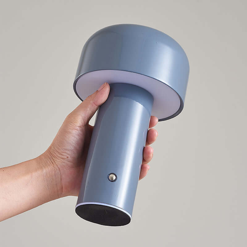 Trådløs bordlampe, italiensk champignon design