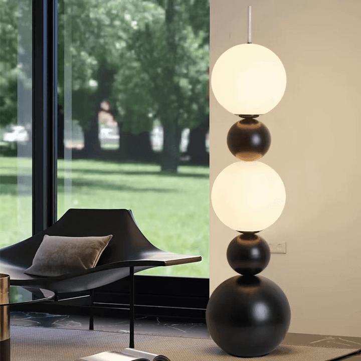 Moderne gulvlampe - Naturligt design