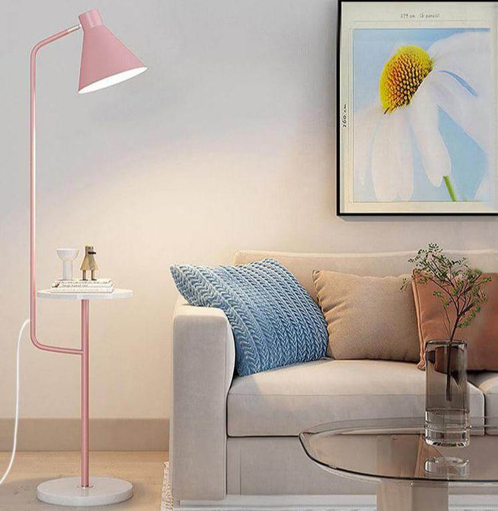 Moderne Gulvlampe med Bord