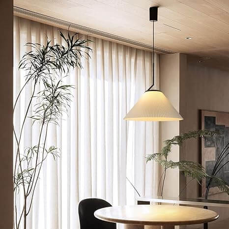 Nordisk Rynket Creme Pendel Lampe