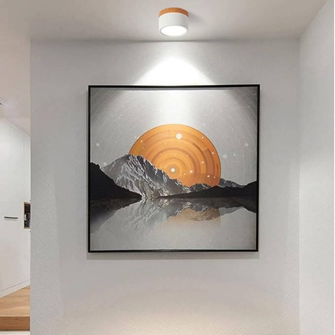 Moderne LED-loftslampe til gangen