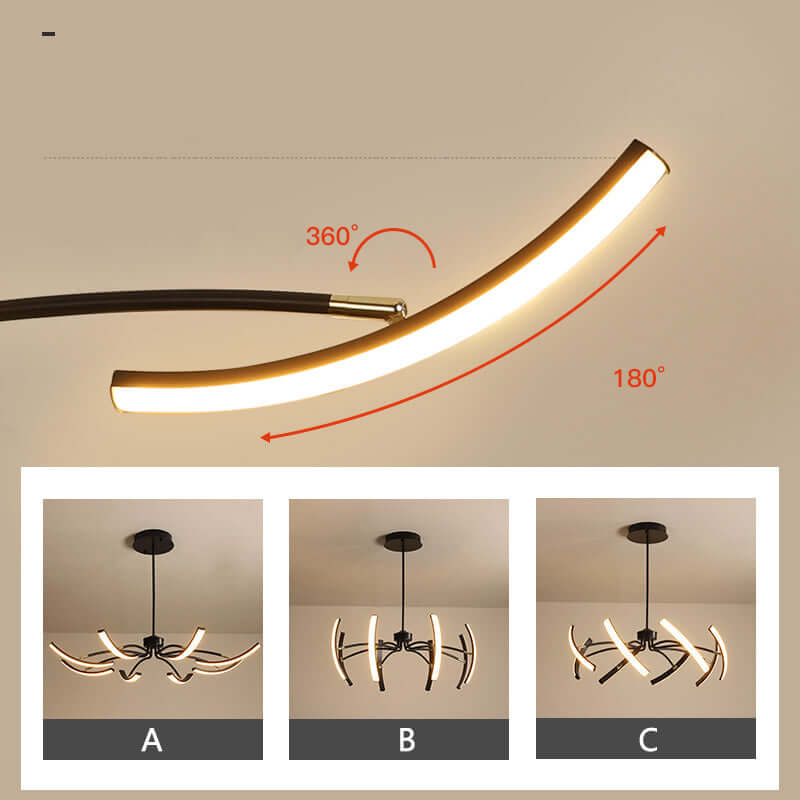 Moderne loftlampe detalje