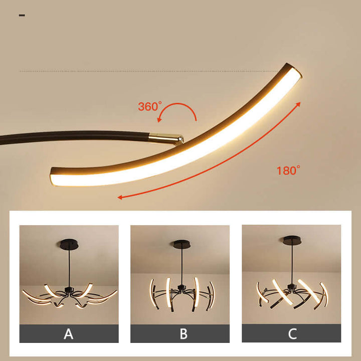 Moderne loftlampe detalje