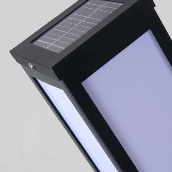 Moderne solcellelampe til udendørs brug