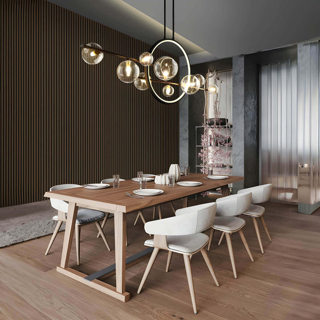 Elara | Moderne Loftslampe i Glas