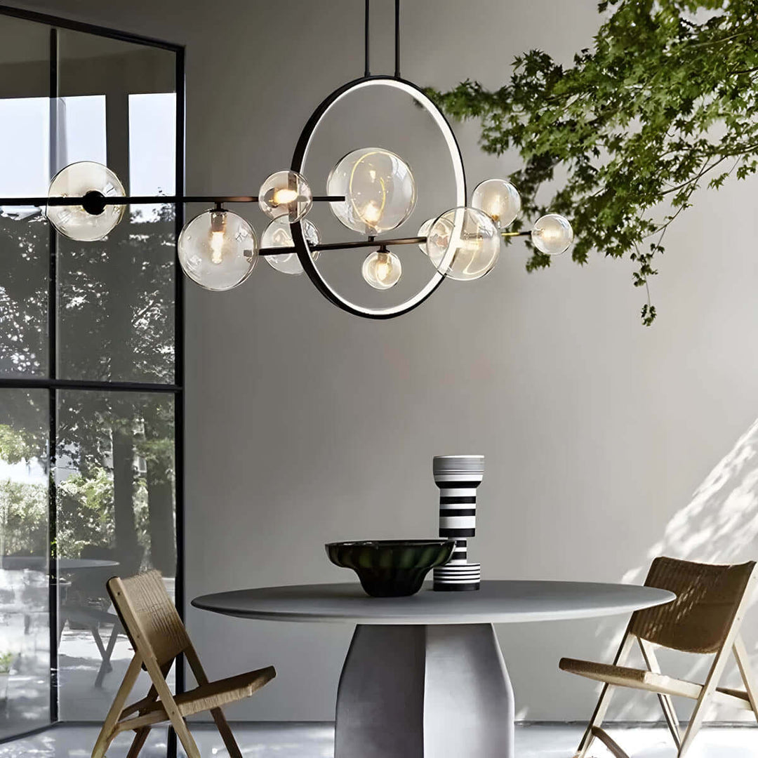 Elara | Moderne Loftslampe i Glas
