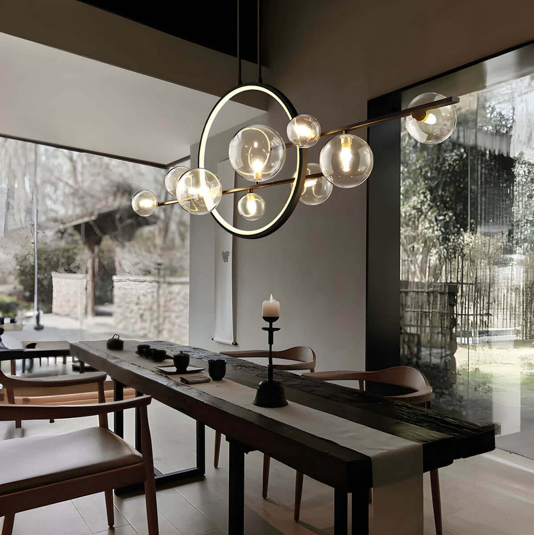 Elara | Moderne Loftslampe i Glas