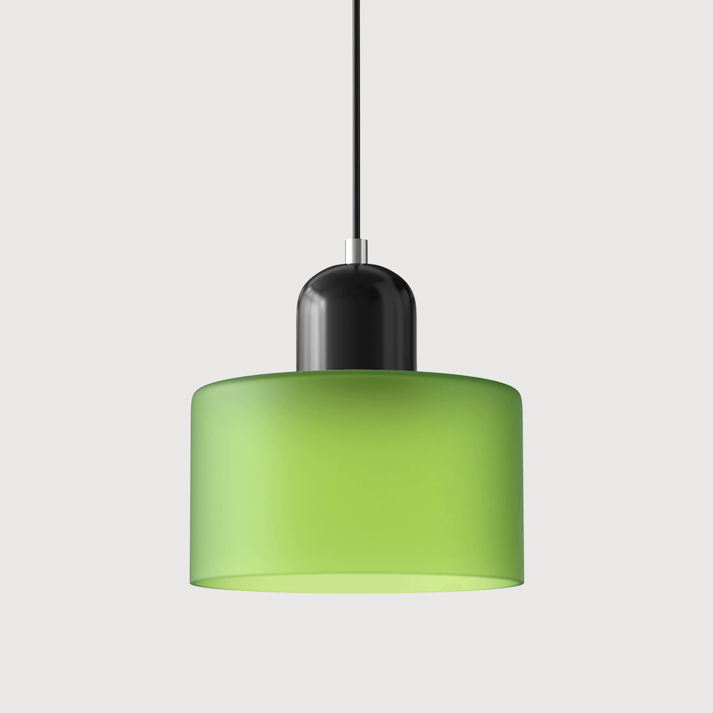 Moderni lasinen Bauhaus-tyylinen riippuvalaisin