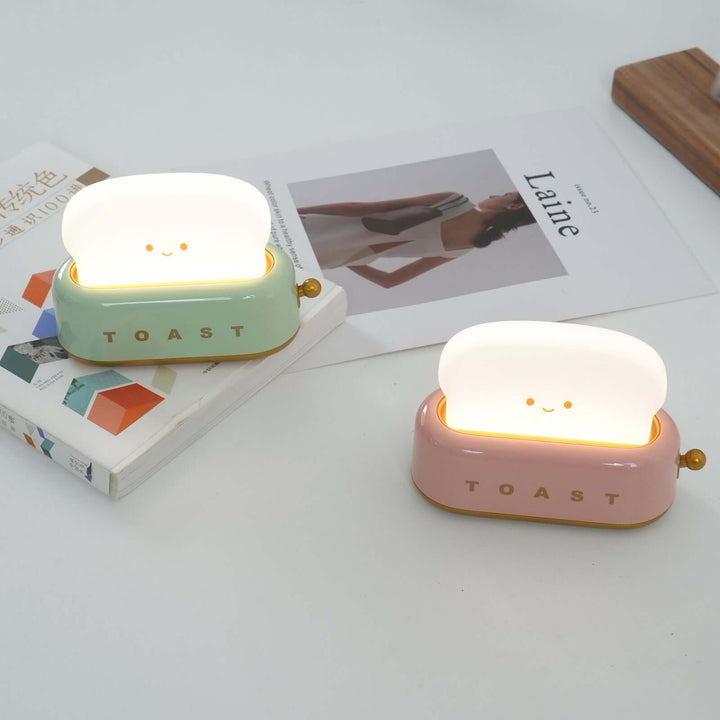 Bordlampe Toast-design (integreret batteri)