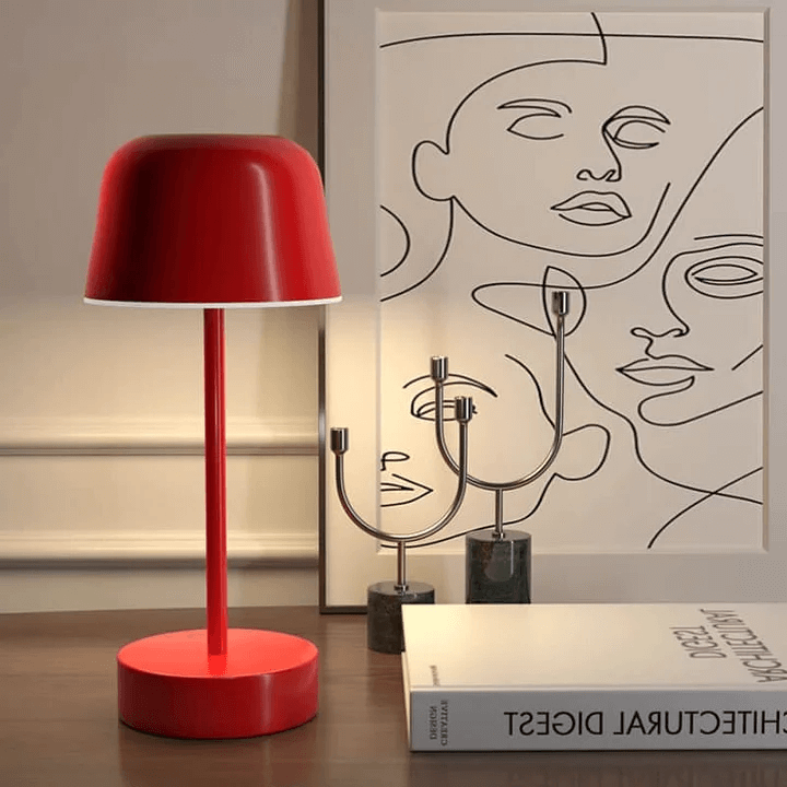 Moderne trådløs bordlampe