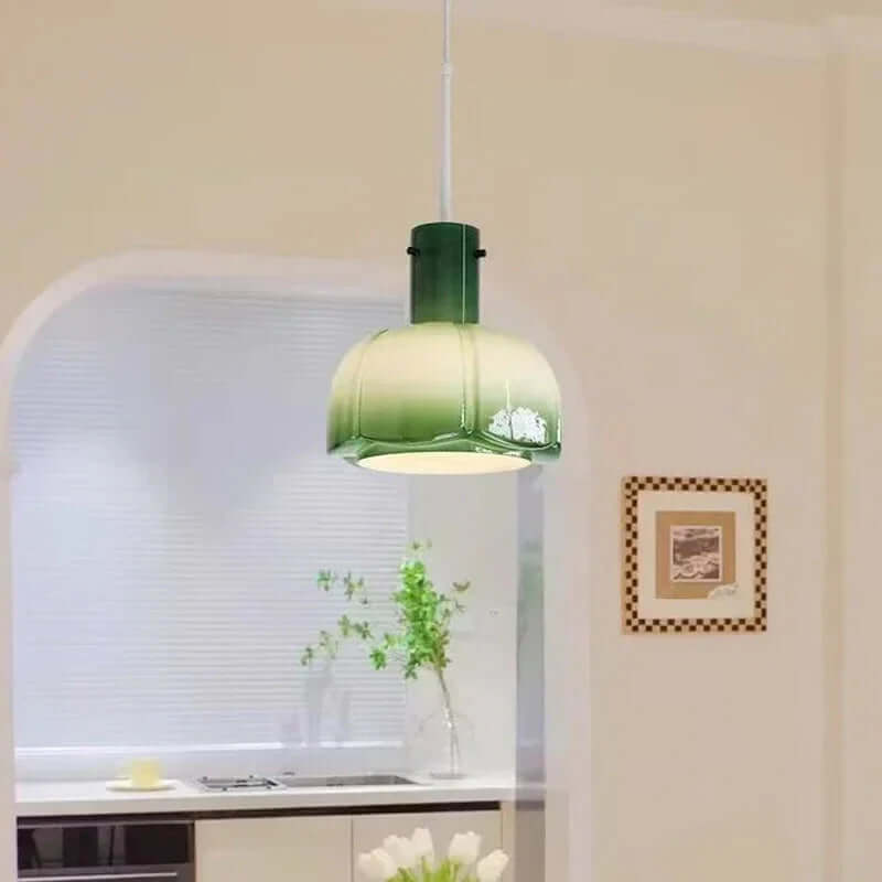 Moderne nordisk glas pendellampe