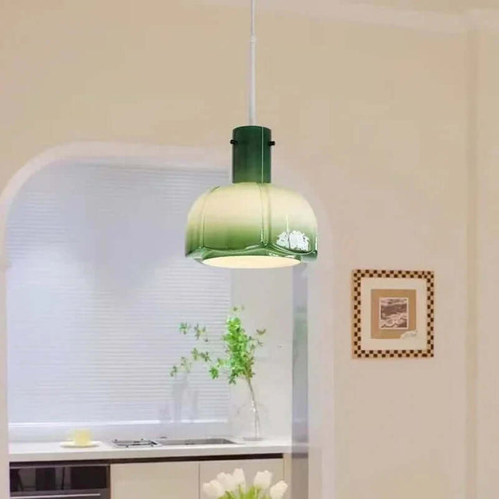 Moderne nordisk glas pendellampe