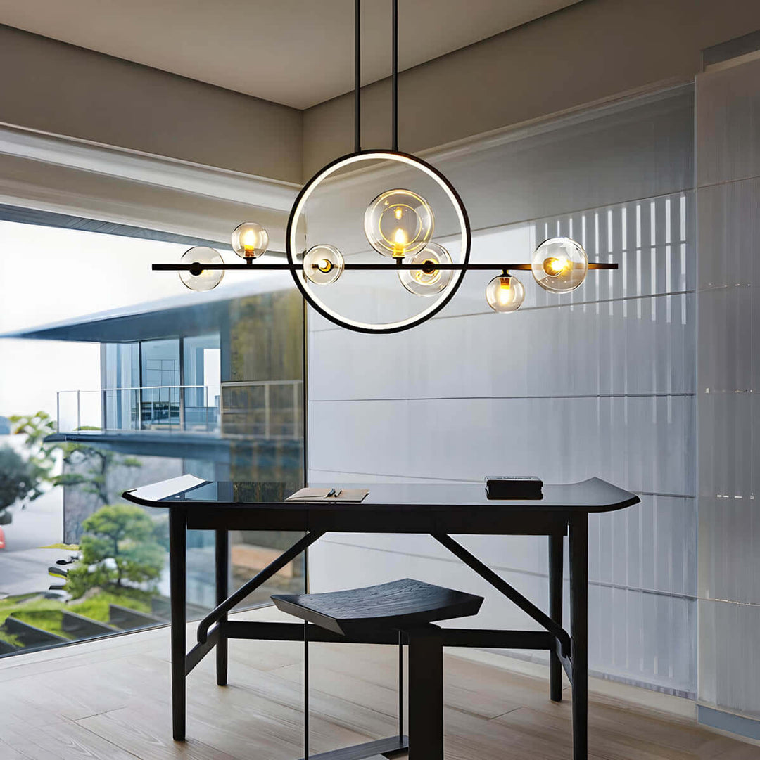 Elara | Moderne Loftslampe i Glas