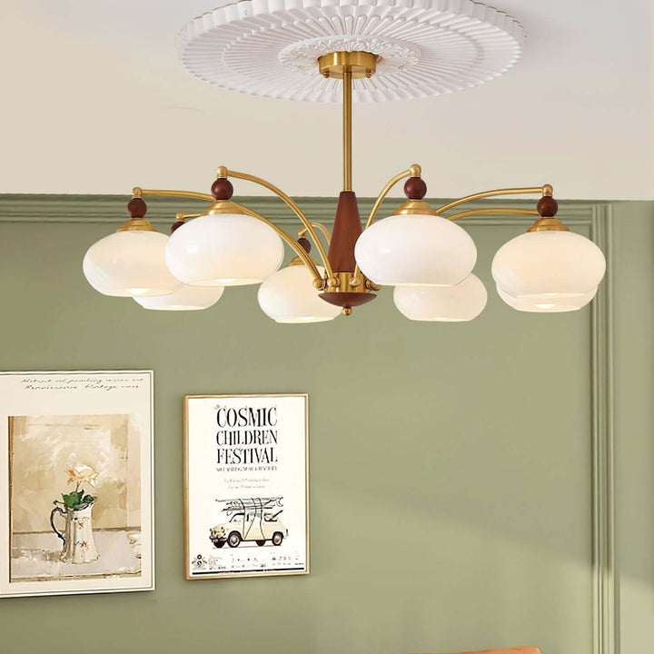 Retro loftlampe, 8 lyskilder