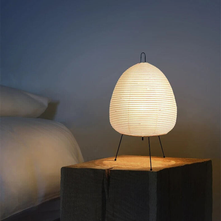 Japansk rispapir lampe
