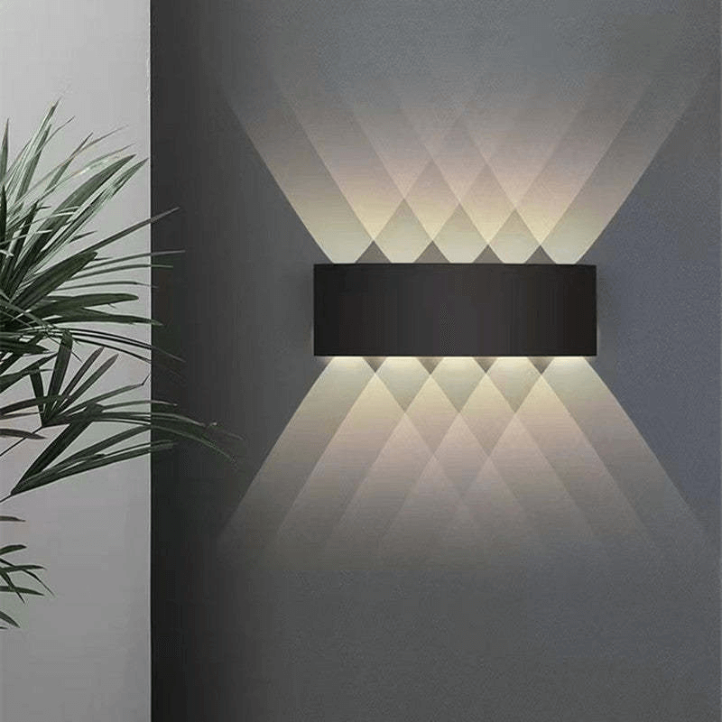 Udendørs LED-væglampe, Vandtæt Aluminium