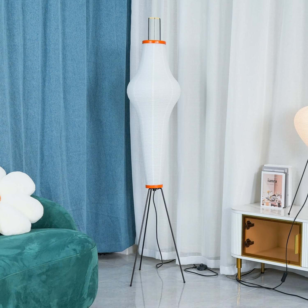 Lampadaire En Papier De Riz