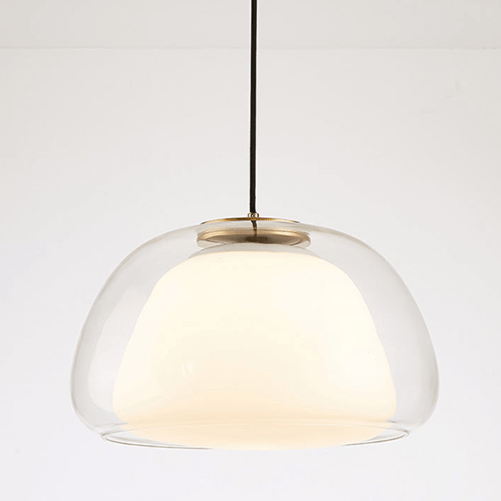 Moderne mælkeglas pendel - Stilfuld lampe til hjemmet