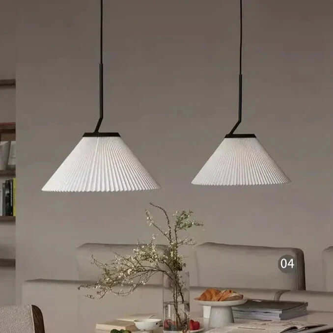 Nordisk Rynket Creme Pendel Lampe